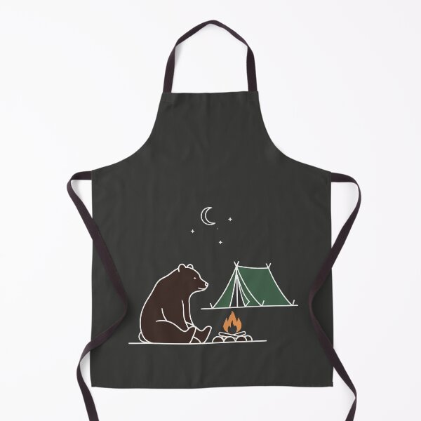 Item preview, Cozy Bear Campfire Night Camping designed and sold by Amir Faysal.
