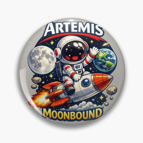 Item preview, Whimsical Astronaut Riding a Rocket  designed and sold by radiogalaxy.