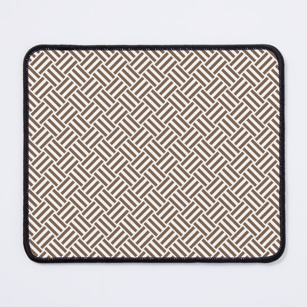 Item preview, White and Mocha basket weave designed and sold by pattern-archive.