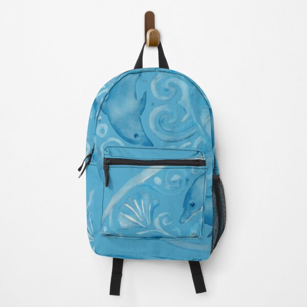 Item preview, Serene Symmetrical Dolphin Watercolor Artwork designed and sold by PandaTShirtShop.