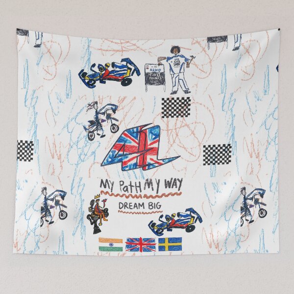 Item preview, Arvid Lindblad F1 2026 Silverstone GP Helmet inspired  designed and sold by Pink Polar F1.
