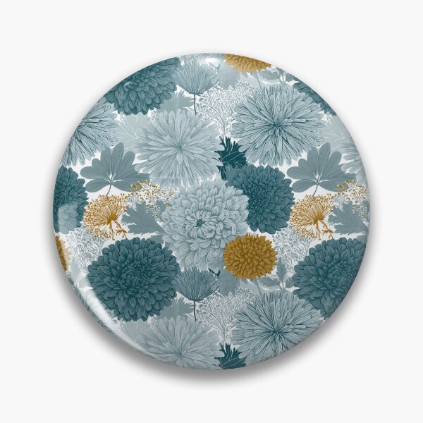 Item preview, Trendy Chrysanthemum Texture  - Birth Flower Pattern   - Anniversary Gifts For Husband designed and sold by RoyalStarsPatts.
