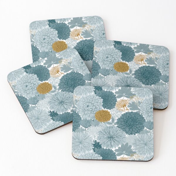 Item preview, Trendy Chrysanthemum Texture  - Birth Flower Pattern   - Anniversary Gifts For Husband designed and sold by RoyalStarsPatts.