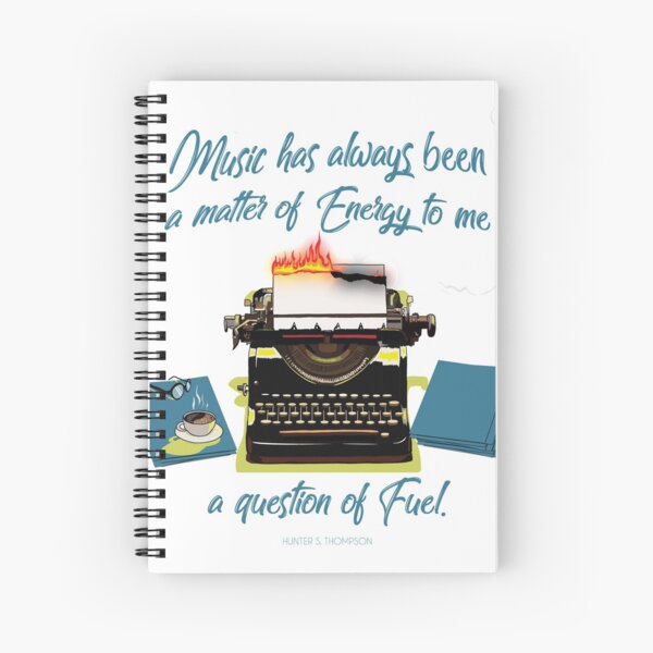 Hunter S. Thompson Spiral Notebook