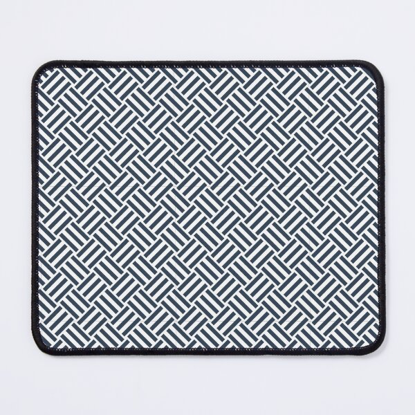 Item preview, White and Navy basket weave designed and sold by pattern-archive.