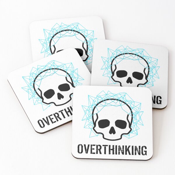 Item preview, Overthinking - Dark Gift for Overthinkers designed and sold by kdonefive.