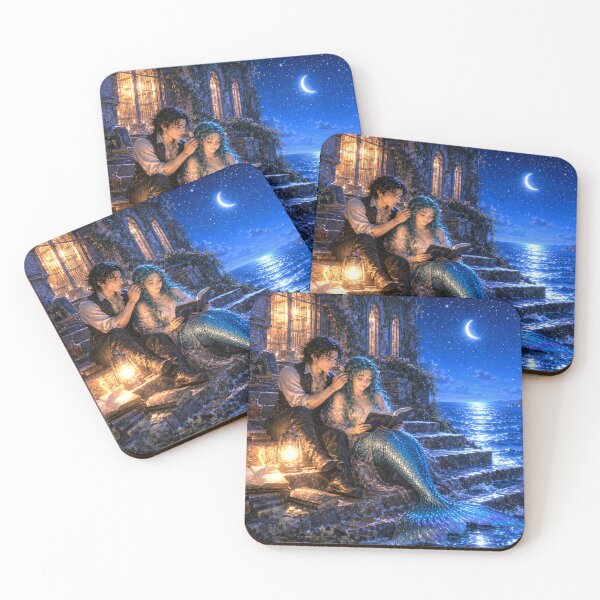 Item preview, Reading on the Steps of the Sea designed and sold by StarlitTides.