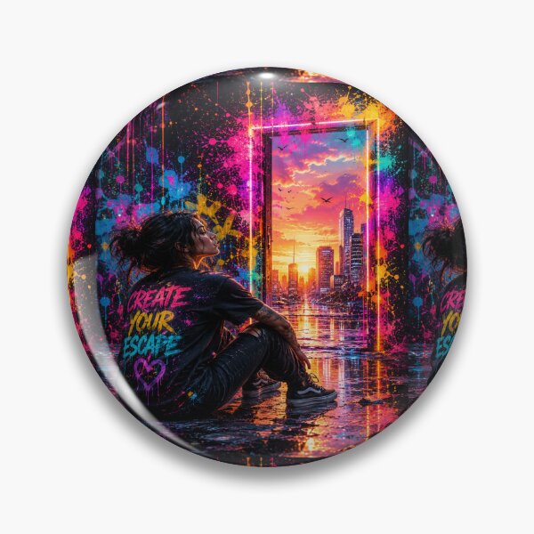 Item preview, Create Your Style - Neon Graffiti Portal to Freedom designed and sold by Personiq Kaleido.
