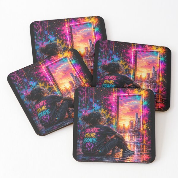 Item preview, Create Your Style - Neon Graffiti Portal to Freedom designed and sold by Personiq Kaleido.