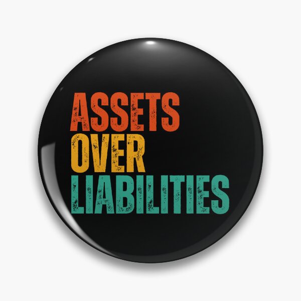 Item preview, Assets Over Liabilities Accountant Investor Motivational designed and sold by Dondonmart.