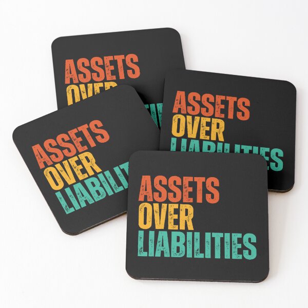 Item preview, Assets Over Liabilities Accountant Investor Motivational designed and sold by Dondonmart.
