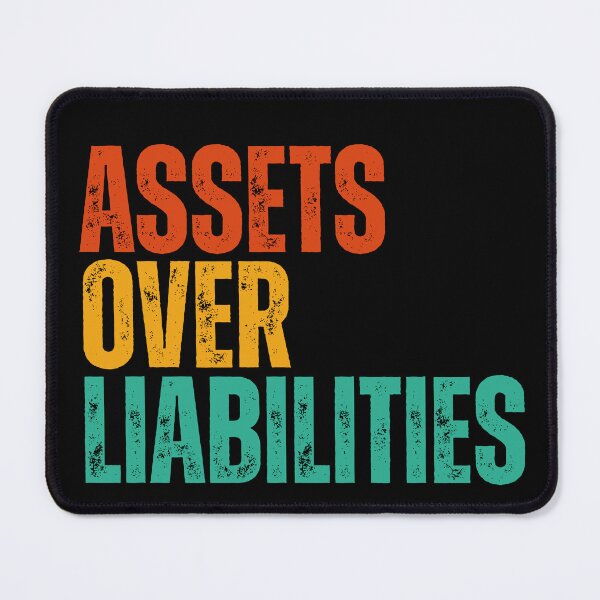 Item preview, Assets Over Liabilities Accountant Investor Motivational designed and sold by Dondonmart.