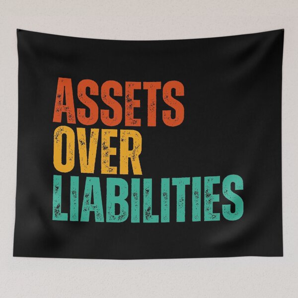 Item preview, Assets Over Liabilities Accountant Investor Motivational designed and sold by Dondonmart.