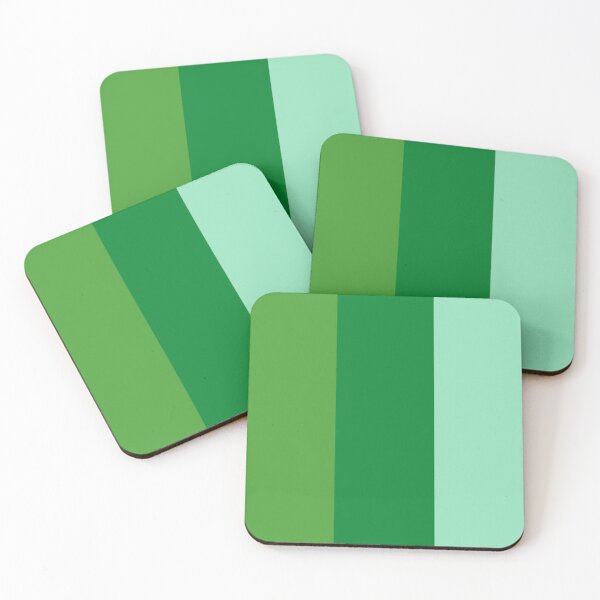 Item preview, Color Bands Three Shades Green Aqua designed and sold by taiche.