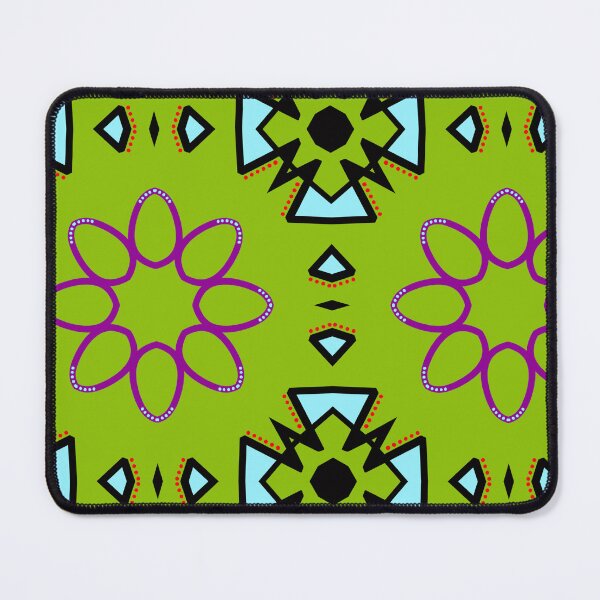 Item preview, Bold Green, Blue and Purple Geometric Mandala designed and sold by Tinsleybluebell.