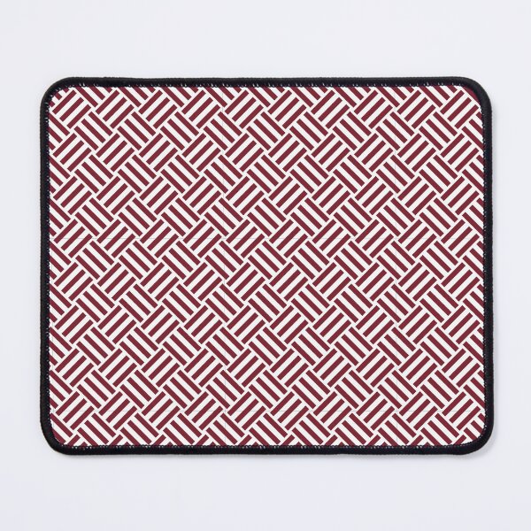 Item preview, White and Red basket weave designed and sold by pattern-archive.