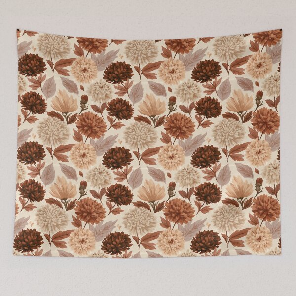 Item preview, Bold Chrysanthemum Floral  - Botanical Garden Pattern   - Baby Shower Gifts designed and sold by RoyalStarsPatts.