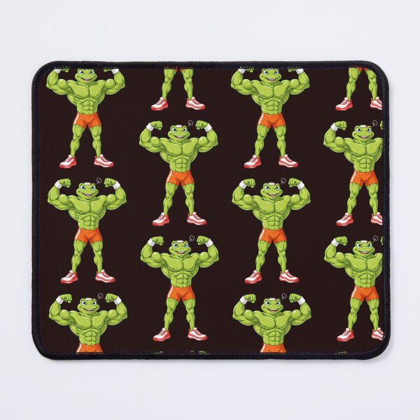 Item preview, Buff Gym Frog | Funny Bodybuilder Frog Fitness Cartoon designed and sold by PatsiRose.