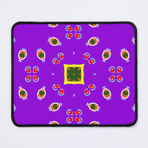 Item preview, Vibrant Purple and Orange Heart Mandala designed and sold by Tinsleybluebell.