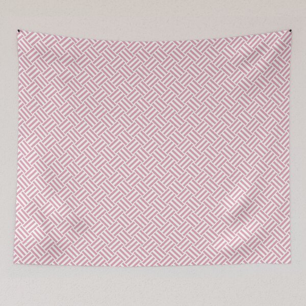 Item preview, White and Rose basket weave designed and sold by pattern-archive.