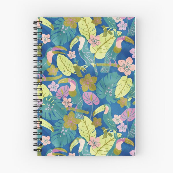 Item preview, Tropical Summer Toucan Birds in Trees designed and sold by aneladesigns.