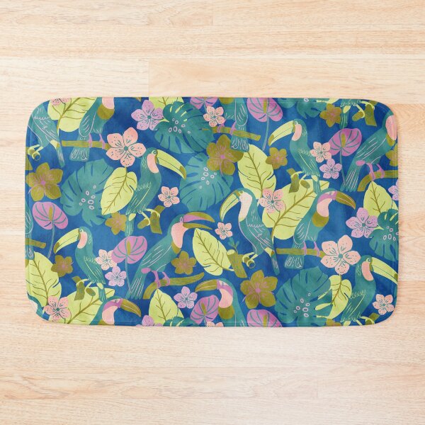 Item preview, Tropical Summer Toucan Birds in Trees designed and sold by aneladesigns.