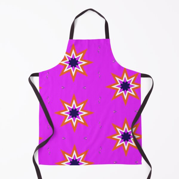 Item preview, Bold Pink and Orange Geometric Star Design designed and sold by Tinsleybluebell.