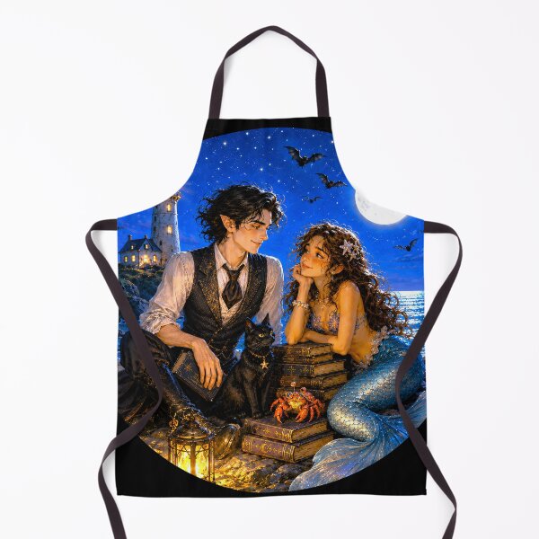 Item preview, The Vampire and the Mermaid Lovers designed and sold by StarlitTides.