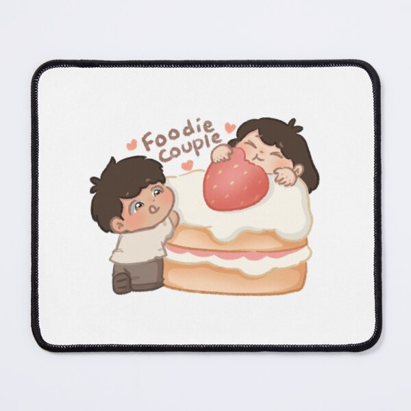 Item preview, Foodie Couple Sweet Cake Chibi designed and sold by Cosytalesart.