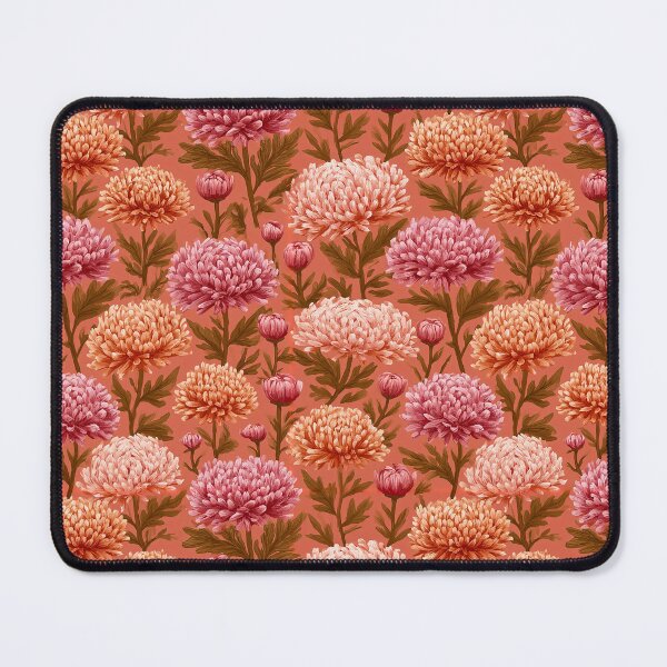 Item preview, Trendy Chrysanthemum Texture  - Flower Garden Pattern   - Baptism Gifts designed and sold by RoyalStarsPatts.