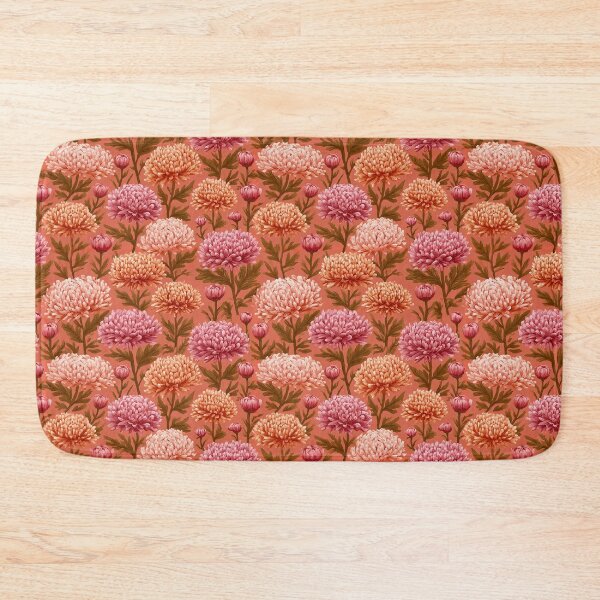 Item preview, Trendy Chrysanthemum Texture  - Flower Garden Pattern   - Baptism Gifts designed and sold by RoyalStarsPatts.