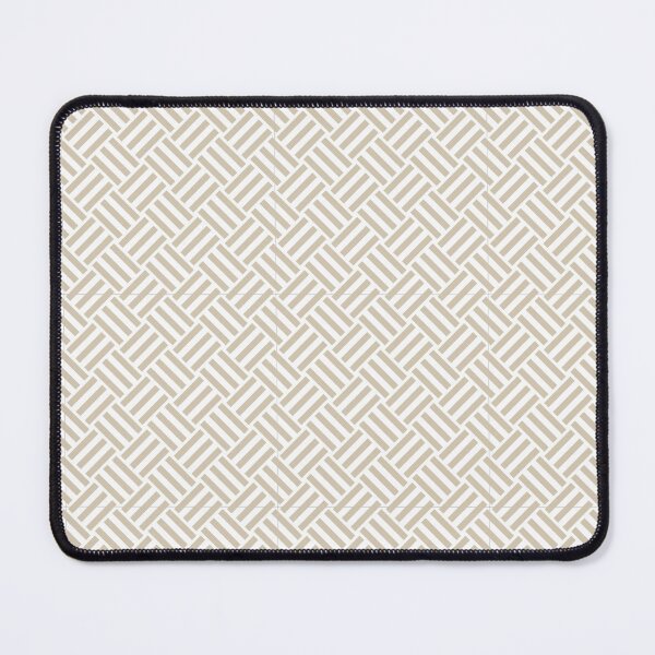 Item preview, White and Sand basket weave designed and sold by pattern-archive.