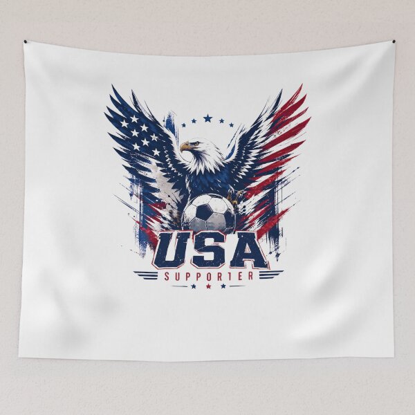 Item preview, USA Soccer Supporter – Patriotic Eagle Football Fan Design designed and sold by SzymonC000zyArt.
