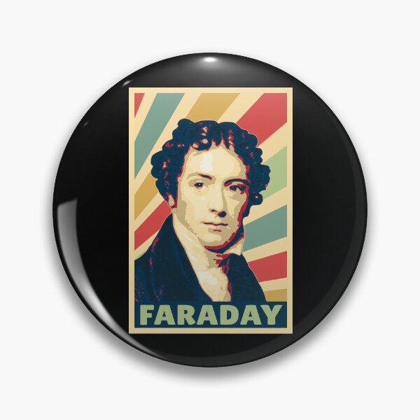 Item preview, Michael Faraday Scientist Pop Art Portrait designed and sold by marke770.