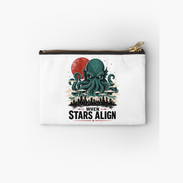 Item preview, When Stars Align Cthulhu City Skyline Cosmic Horror Moon designed and sold by Fenay Designs.
