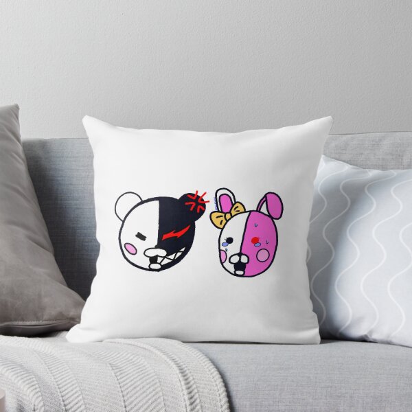 Item preview, Monokuma and monomi sticker designed and sold by Smolfry's stop.