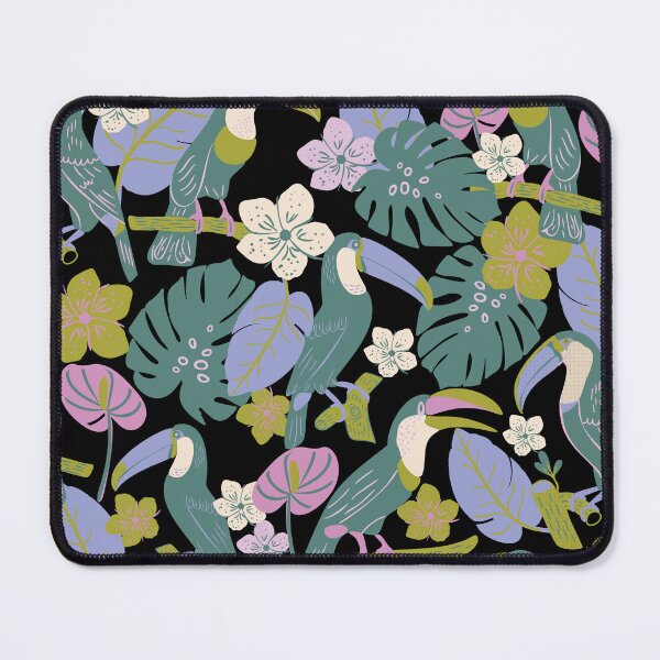 Item preview, Tropical Summer Toucan Birds in Trees designed and sold by aneladesigns.