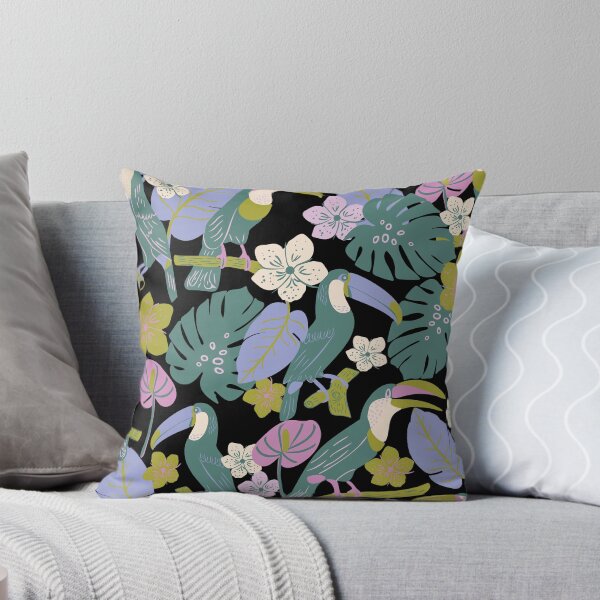 Item preview, Tropical Summer Toucan Birds in Trees designed and sold by aneladesigns.