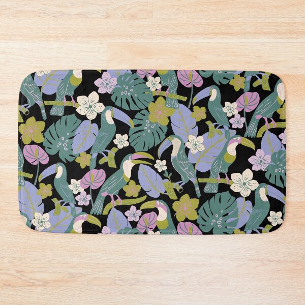 Item preview, Tropical Summer Toucan Birds in Trees designed and sold by aneladesigns.