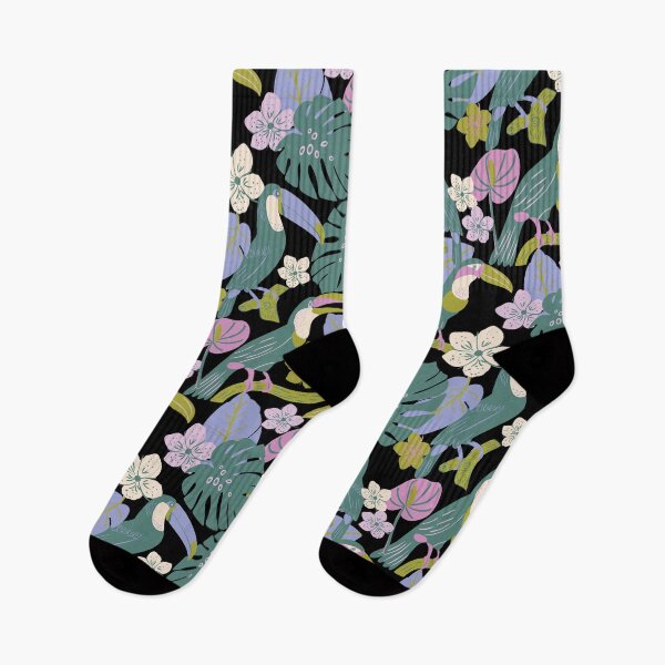 Item preview, Tropical Summer Toucan Birds in Trees designed and sold by aneladesigns.