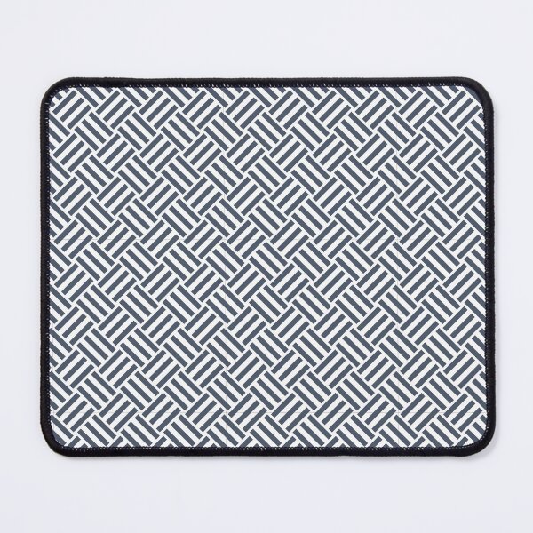Item preview, White and Slate basket weave designed and sold by pattern-archive.
