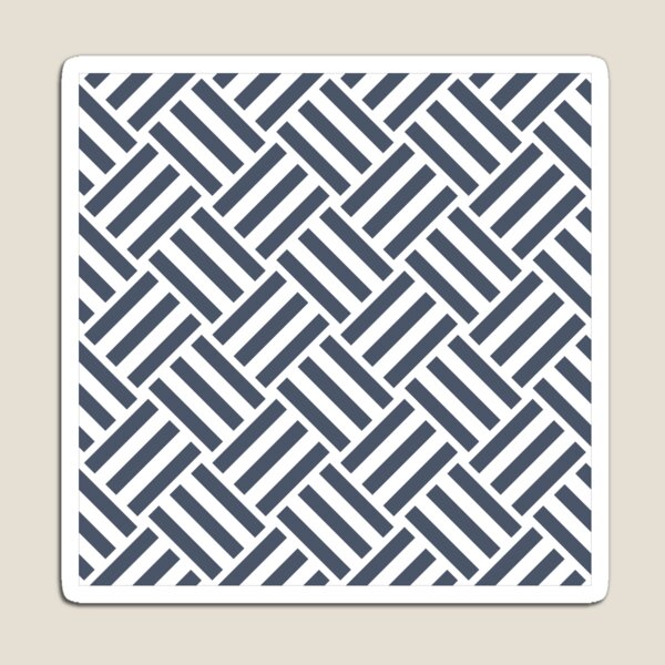 Item preview, White and Slate basket weave designed and sold by pattern-archive.