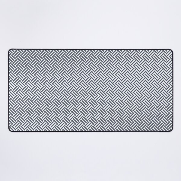 Item preview, White and Slate basket weave designed and sold by pattern-archive.