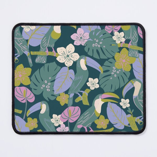 Item preview, Tropical Summer Toucan Birds in Trees designed and sold by aneladesigns.