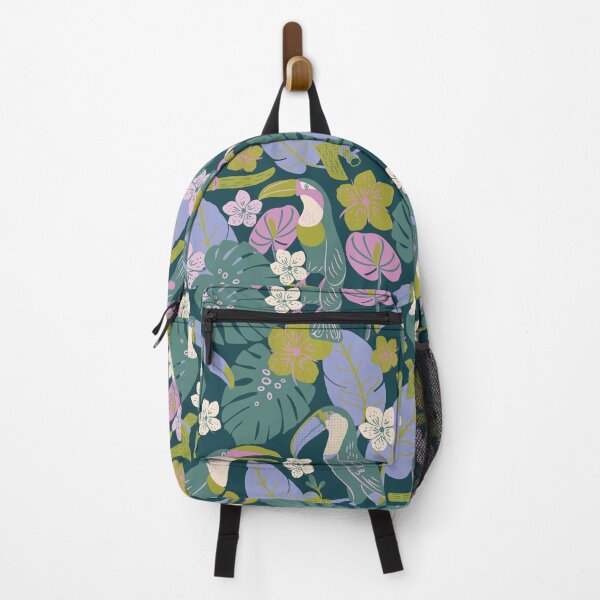 Item preview, Tropical Summer Toucan Birds in Trees designed and sold by aneladesigns.