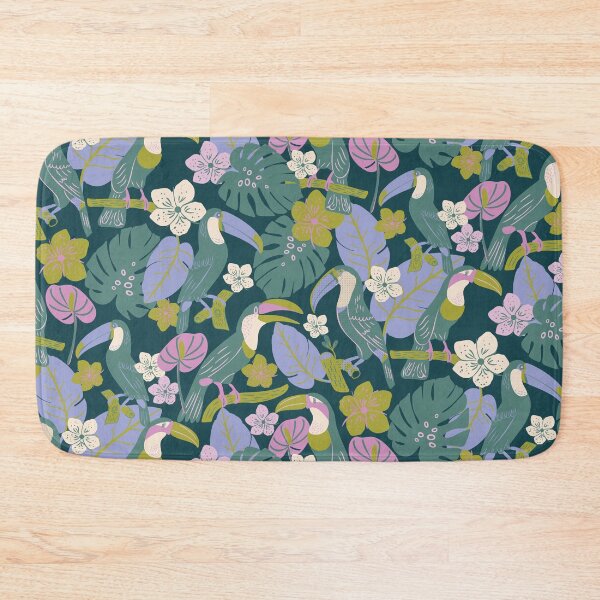 Item preview, Tropical Summer Toucan Birds in Trees designed and sold by aneladesigns.