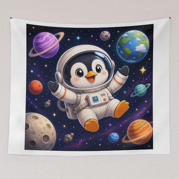 Item preview, Astronaut Penguin designed and sold by Pond21.