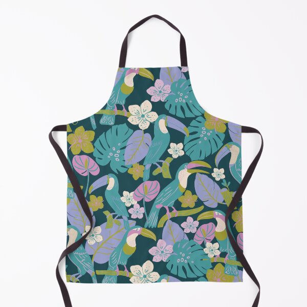 Item preview, Tropical Summer Toucan Birds in Trees designed and sold by aneladesigns.