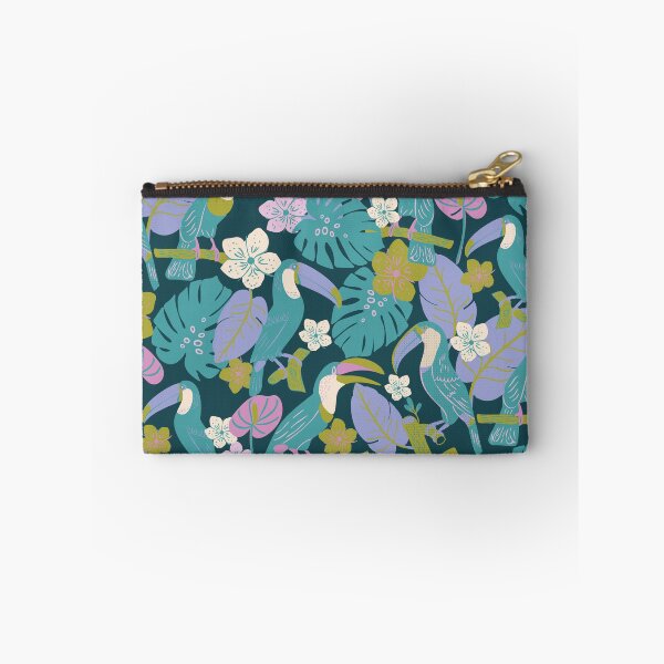 Item preview, Tropical Summer Toucan Birds in Trees designed and sold by aneladesigns.