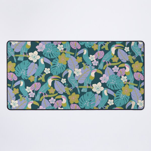 Item preview, Tropical Summer Toucan Birds in Trees designed and sold by aneladesigns.